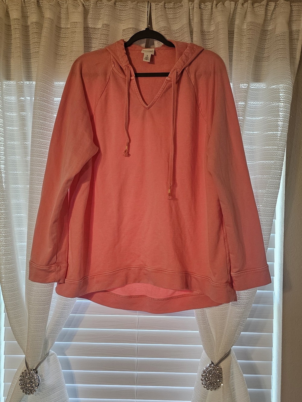 Women's Chico's Pink Hoodie Size 3